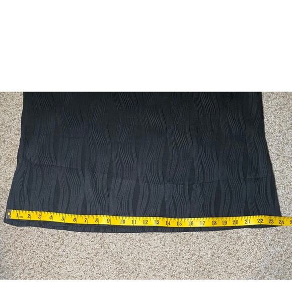 Chico's - Black Textured Quarter Sleeve Top - XL - Picture 8 of 14